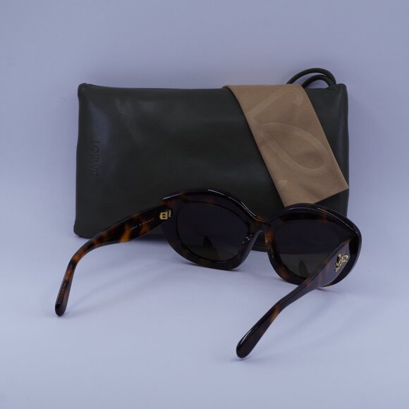 Loewe LW40153F 52E Cat Eye Sunglasses – Dark Havana\\Brown main image 7